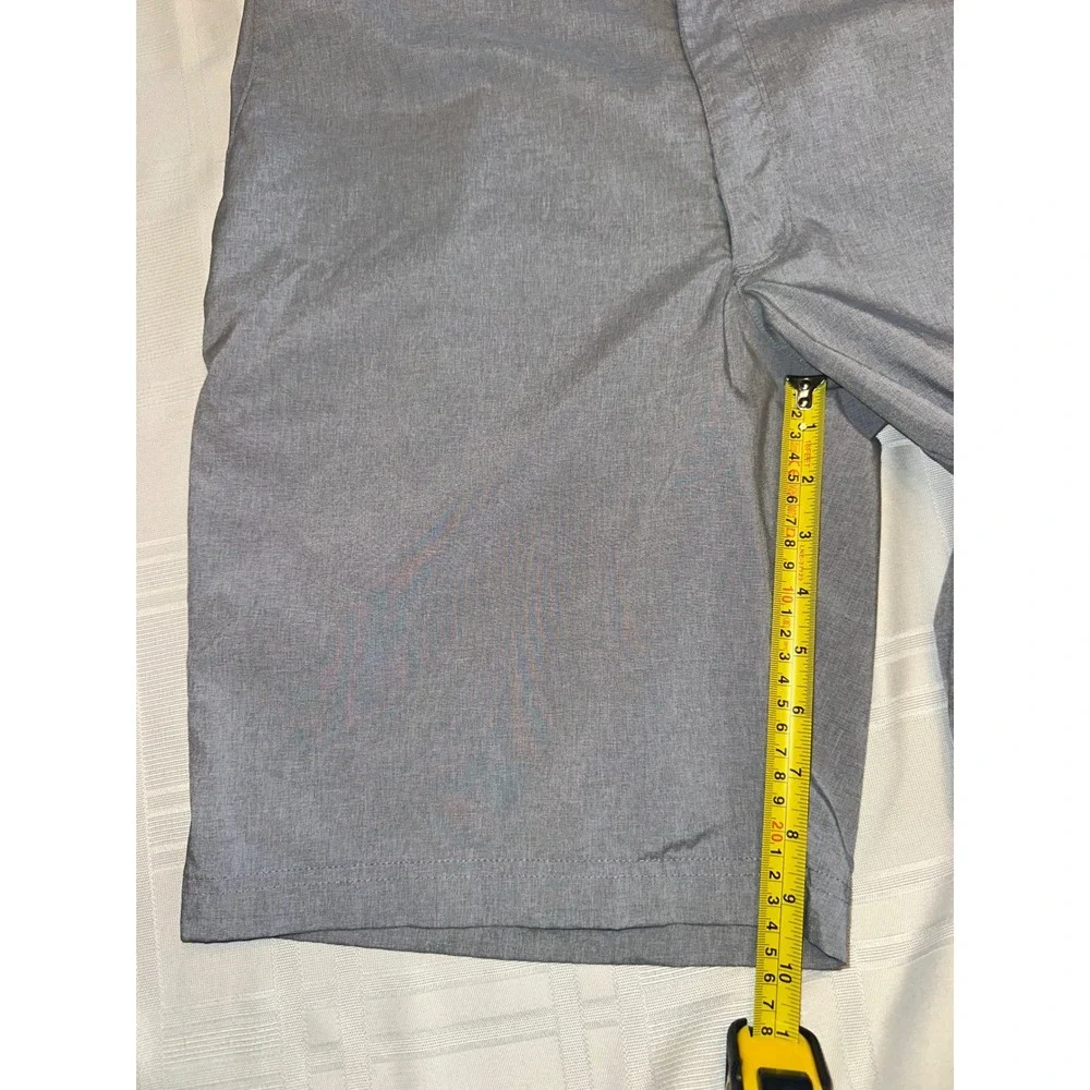Nicklaus Golf Shorts Mens 36 Grey Performance Flat Front Stretch TA129 TA131